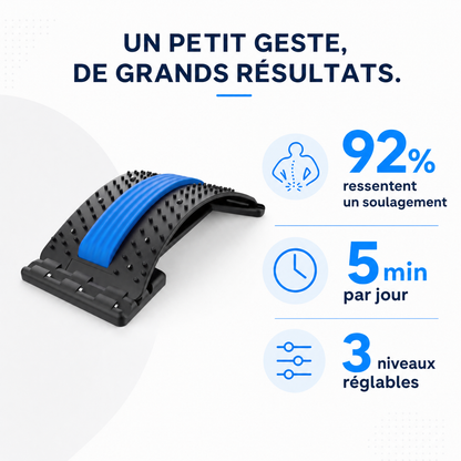 Étireur Dorsal & Lombaire à Magnétothérapie et Acupression